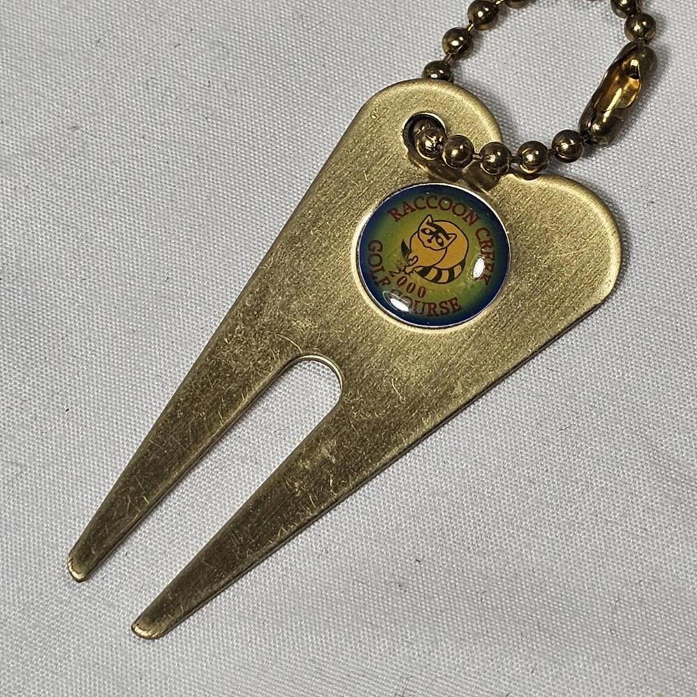Vtg Raccoon Creek Golf Course (Colorado) Logo Golf Ball Mark Divot Repair Tool